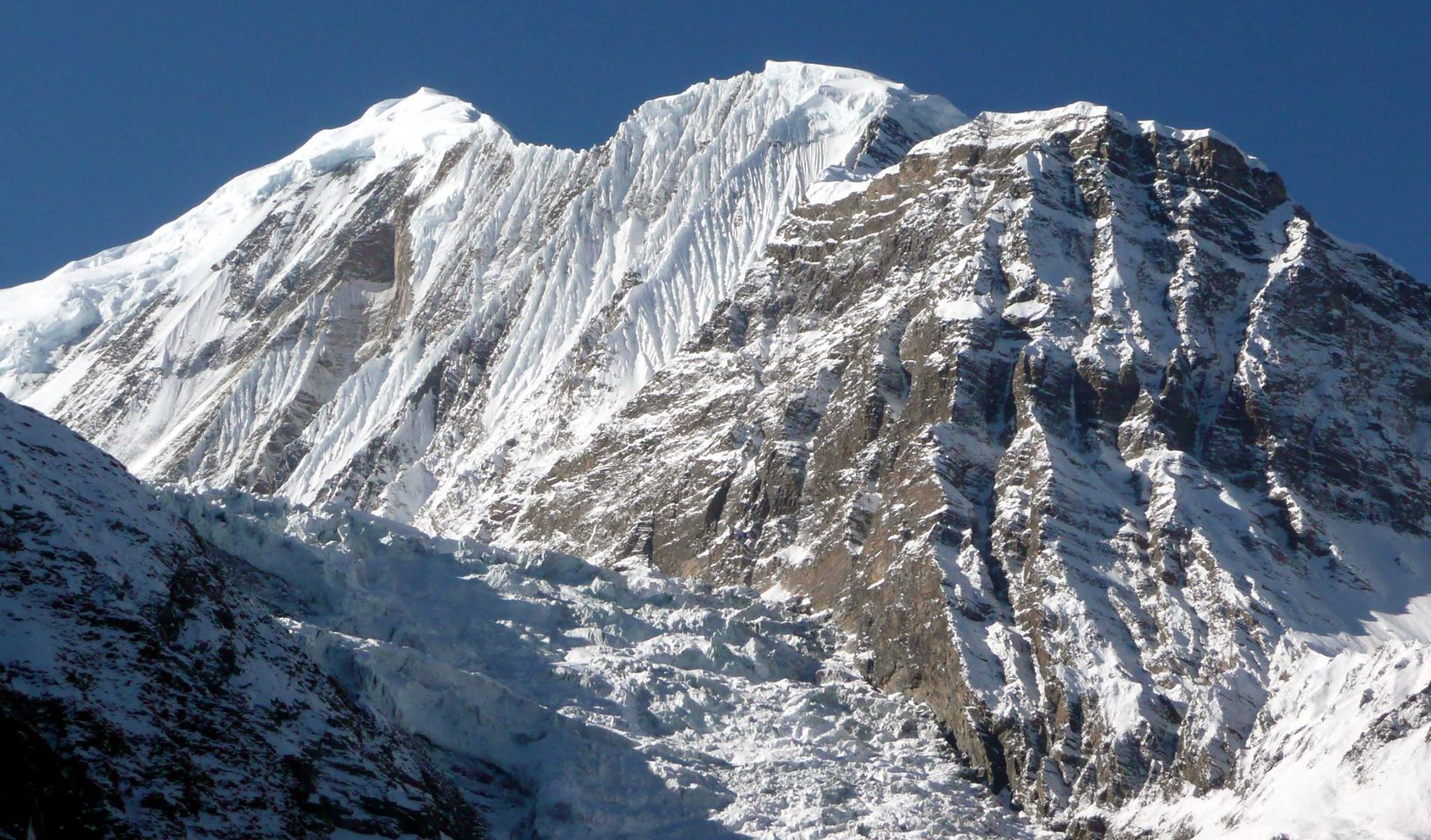 Mt.Gangapurna above Manang Village