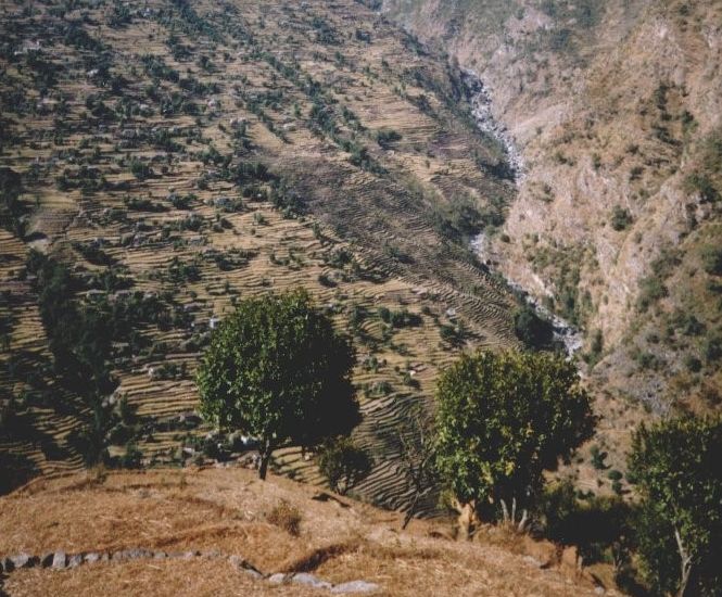 Terraced Hillsides around Bung