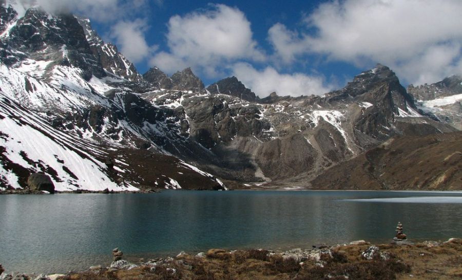 Renjo La from Gokyo Lake