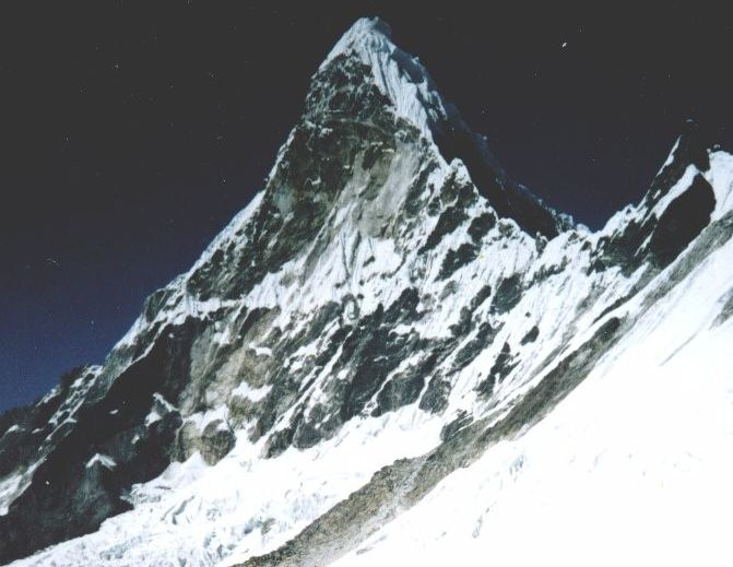 Ama Dablam above Nare Glacier