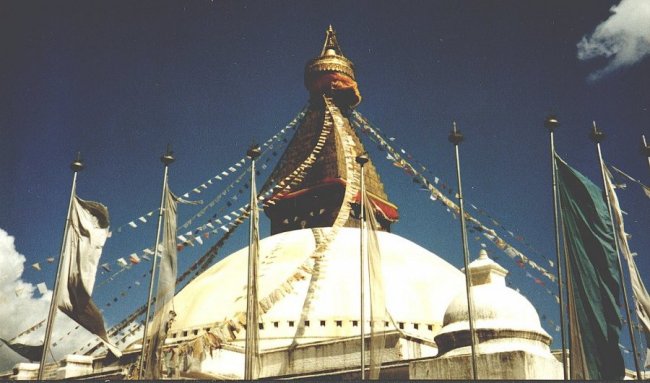 Buddhist Stupa at Baudhanath