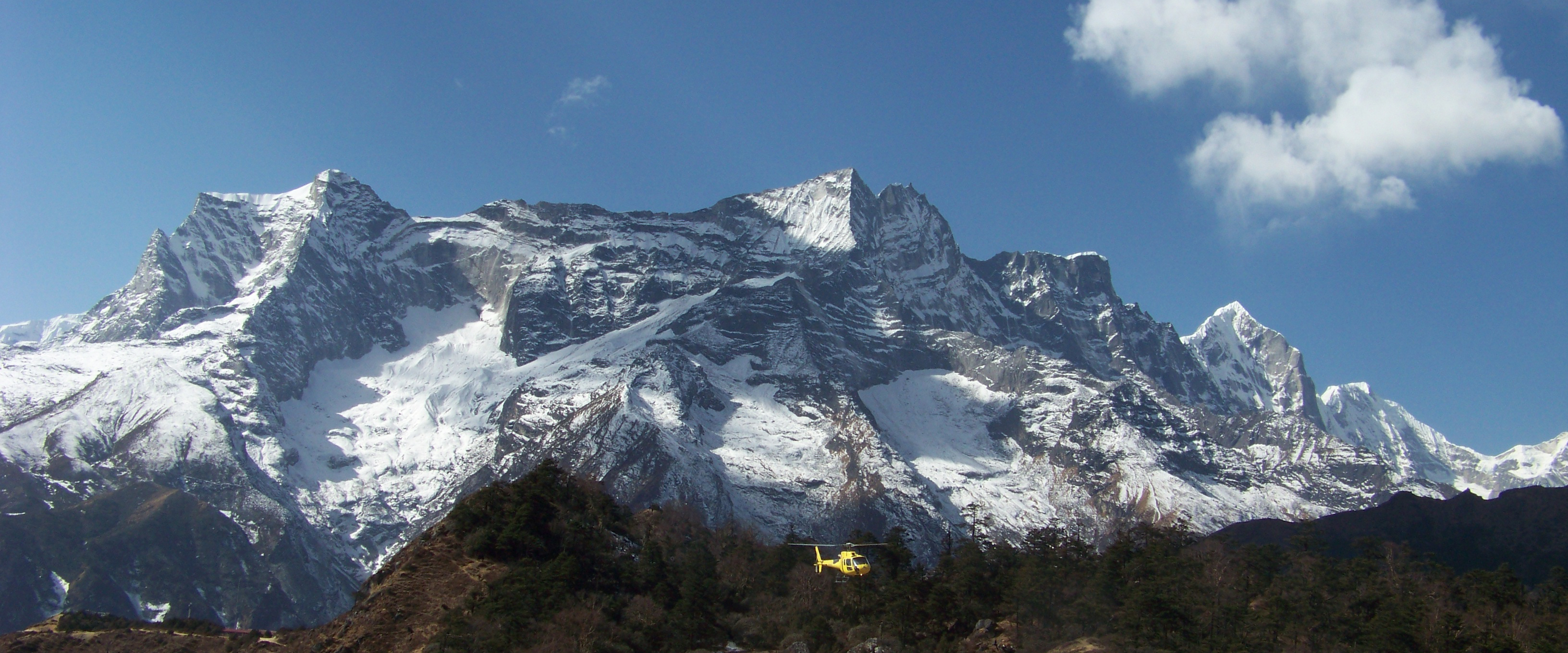 Kwande Ri above Namche Bazaar