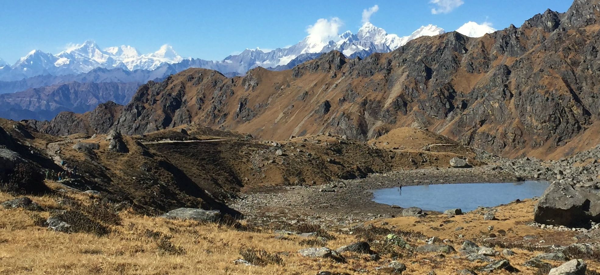 Ganesh Himal from Laurebina Pass