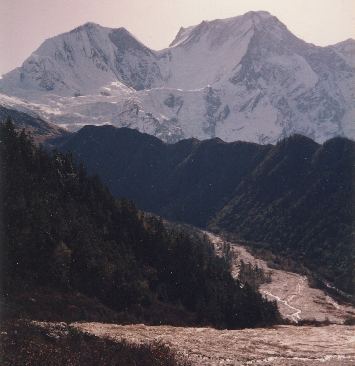 Mount Manaslu from the North-West