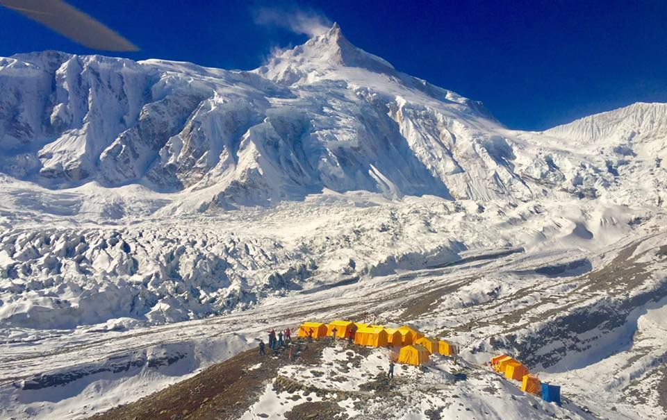 Base Camp on Mount Manaslu