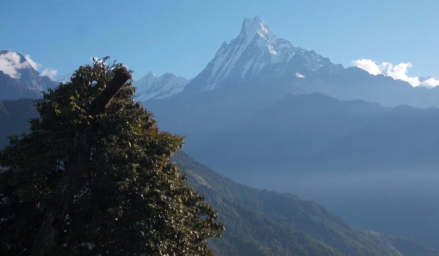 Mount Macchapucchre ( the Fishtail Mountain )