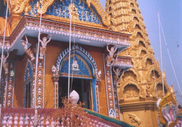 Stupa at Phnom Sampeau near Battambang in NW Cambodia