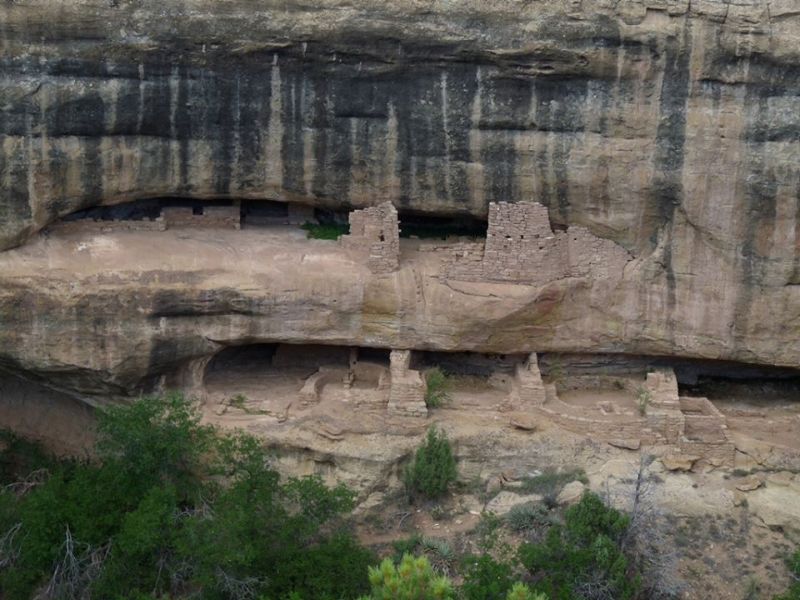 Cliff dwellings at Mesa Verde