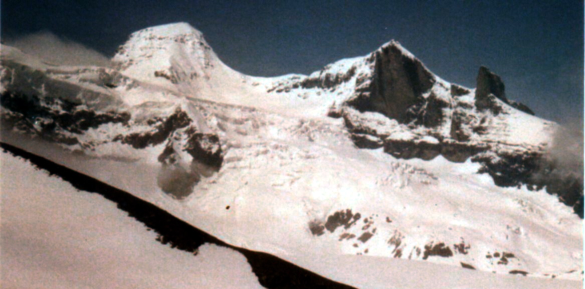 Tschingelhorn in the Lauterbrunnen Wall in the Bernese Oberlands Region of the Swiss Alps