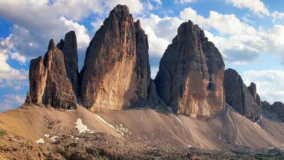 Tre Cime di Lavaredo ( Drei Zinnen ) in the Italian Dolomites