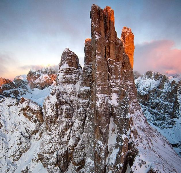 Drei Zinnen ( Cima Grande di Lavaredo ) in the Italian Dolomites