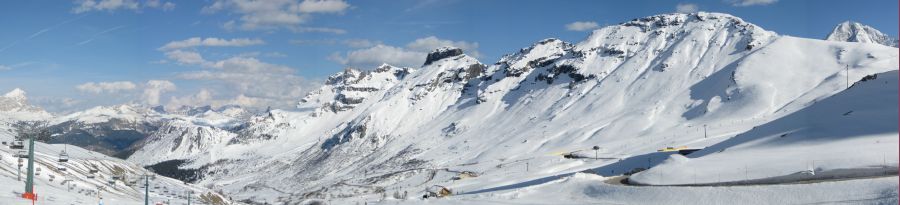 Passo Pordoi in the Italian Dolomites