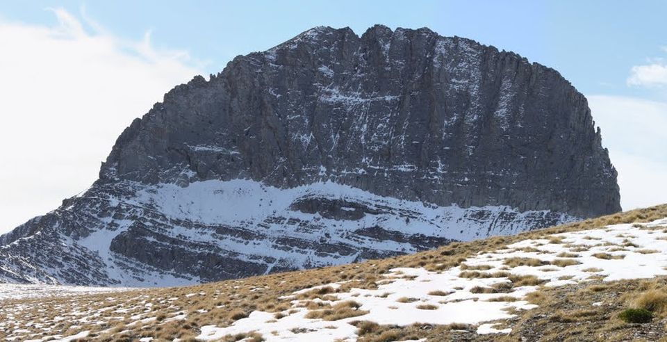 Stefani Peak ( Throne of Zeus ) on Mount Olympus