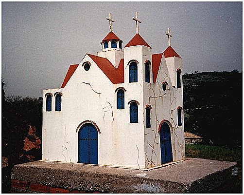 Roadside Shrine ( kandylakia ) - Miniature Church - in Greece