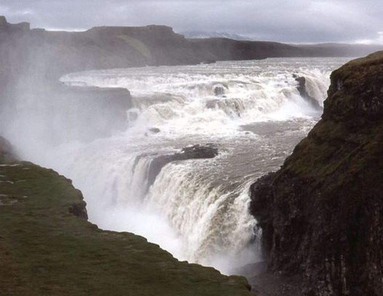 Gullfoss Waterfall in Iceland