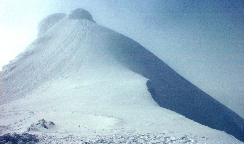 Summit of Snaefellsnes ( 1446m ) in Iceland