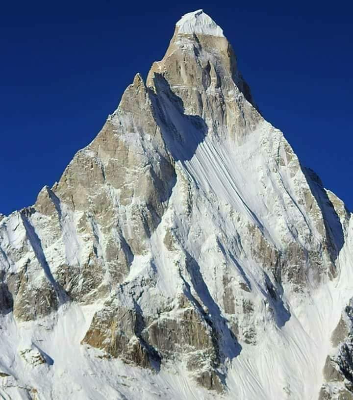 Shivling ( 6543m ) in the Garwal Himalaya of India