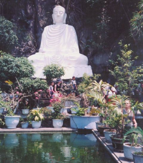 Buddha Statue on the Marble Mountains near Danang