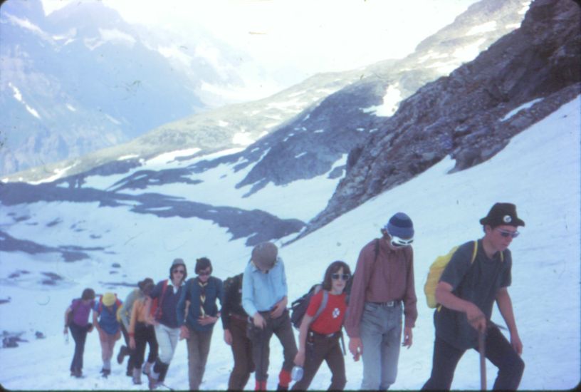 Ascent of the Wildstrubel in the Bernese Oberlands Region of the Swiss Alps