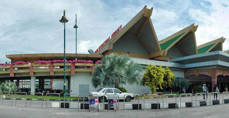 Airport Building on Penang Island in Malaysia