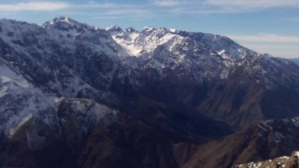 Djebel Angour from Okaimeden in the High Atlas of Morocco