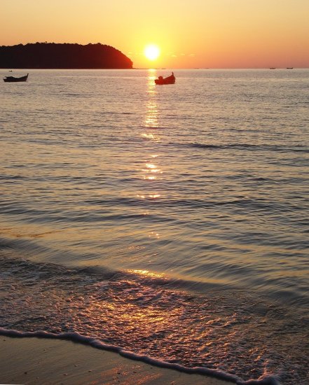 Sunset on Ngapali Beach