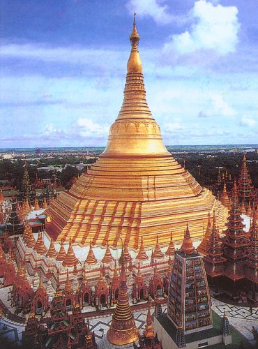 Shwedagon Paya in Yangon ( Rangoon ) in Myanmar ( Burma )