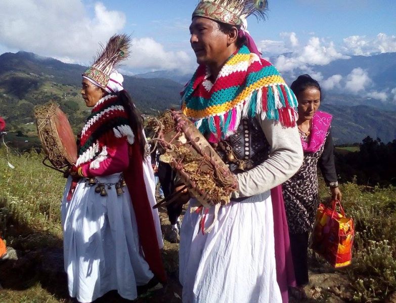 Photograph of Nepalese in traditional dress