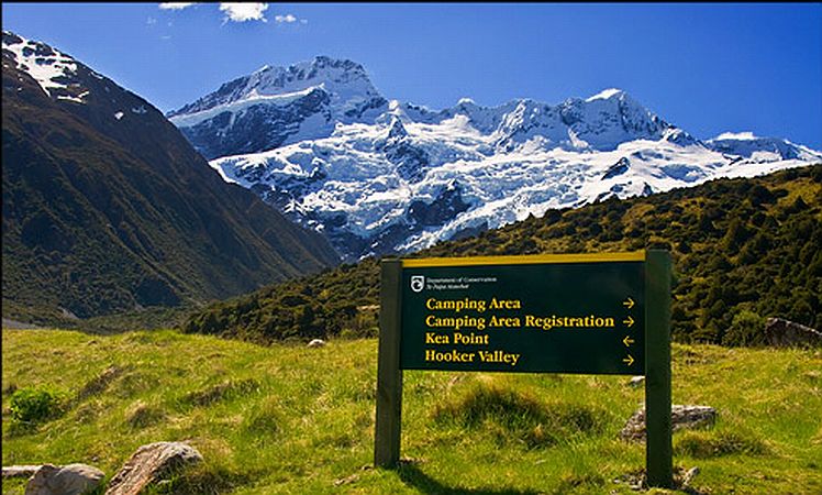 Mount Sefton from Mount Cook National Park