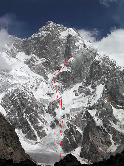 The Seven Thousanders - Kunyang Chhish ( 7852m ) in the Karakorum Mountains of Pakistan