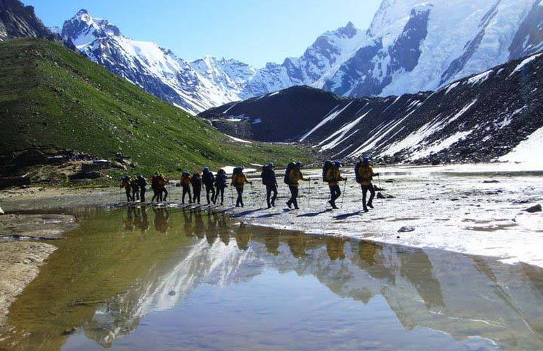 Gondogoro Pass in The Karakoram of Pakistan