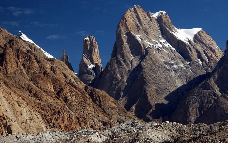 Trango Towers in the Baltora Region of the Pakistan Karakorum