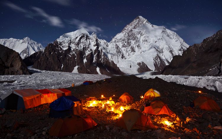 8000ers - K2 base camp