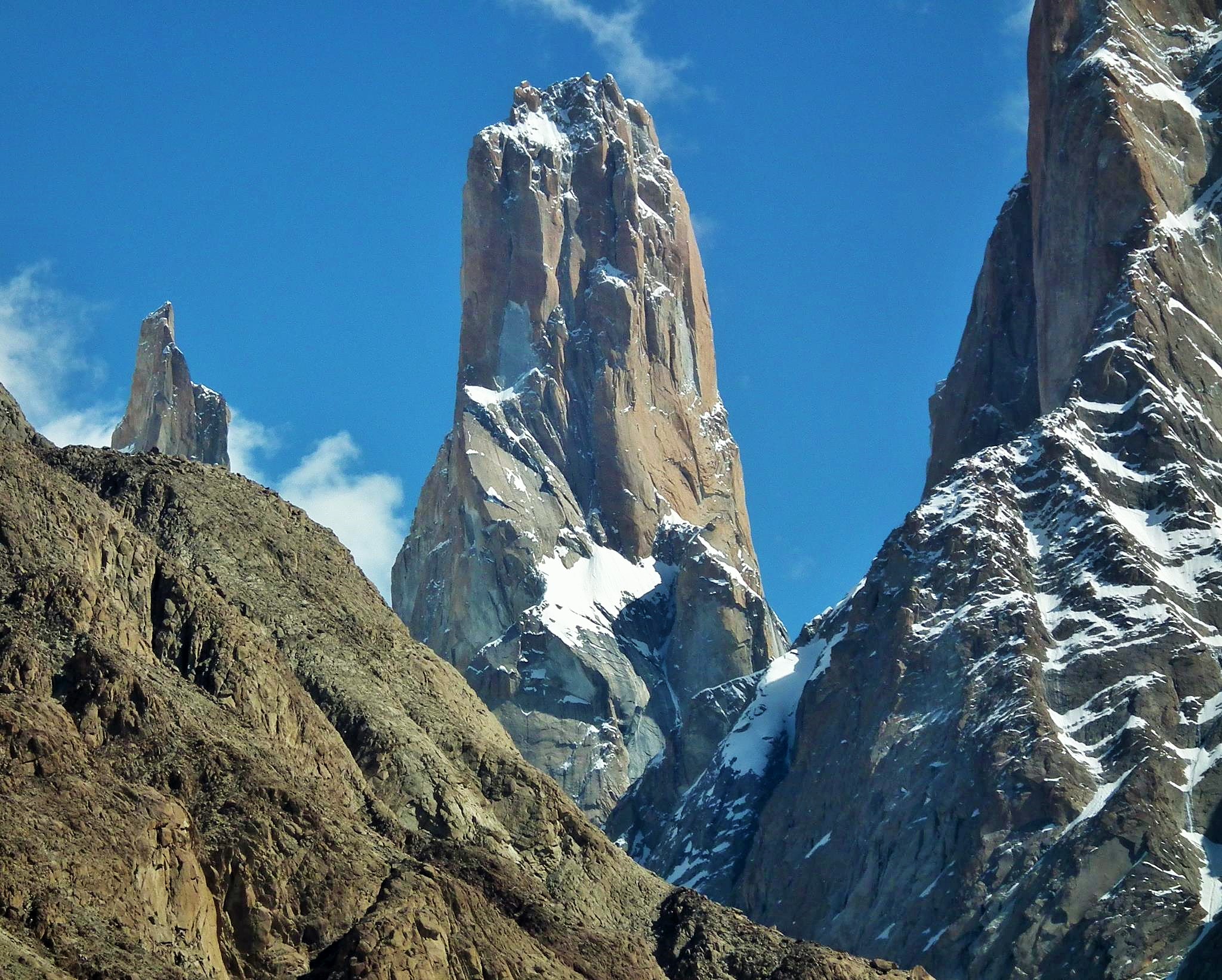 Trango Nameless ( Great ) Tower in the Baltora Region of the Pakistan Karakorum