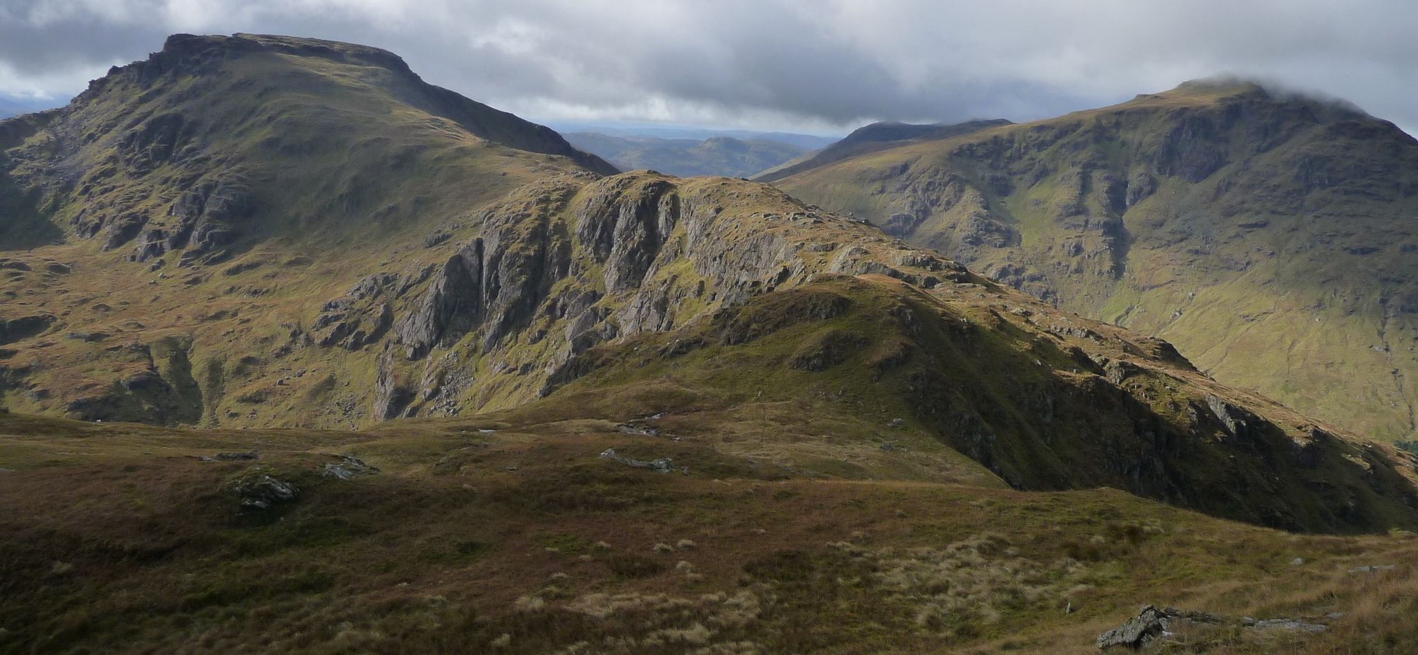 Creag Tarsuin Ridge from Beinn Narnain to A'Chrois