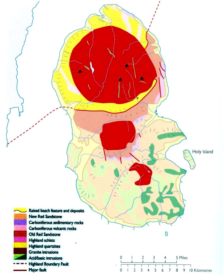 Geological Map of the Island of Arran