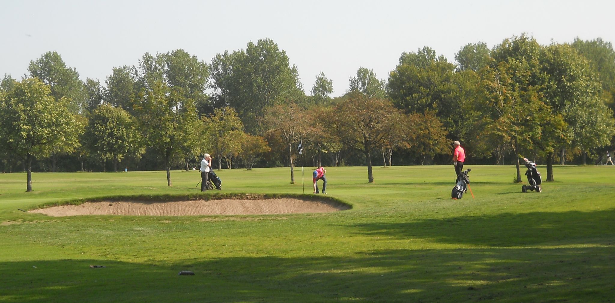 Cadder Golf Course from the Kelvin River