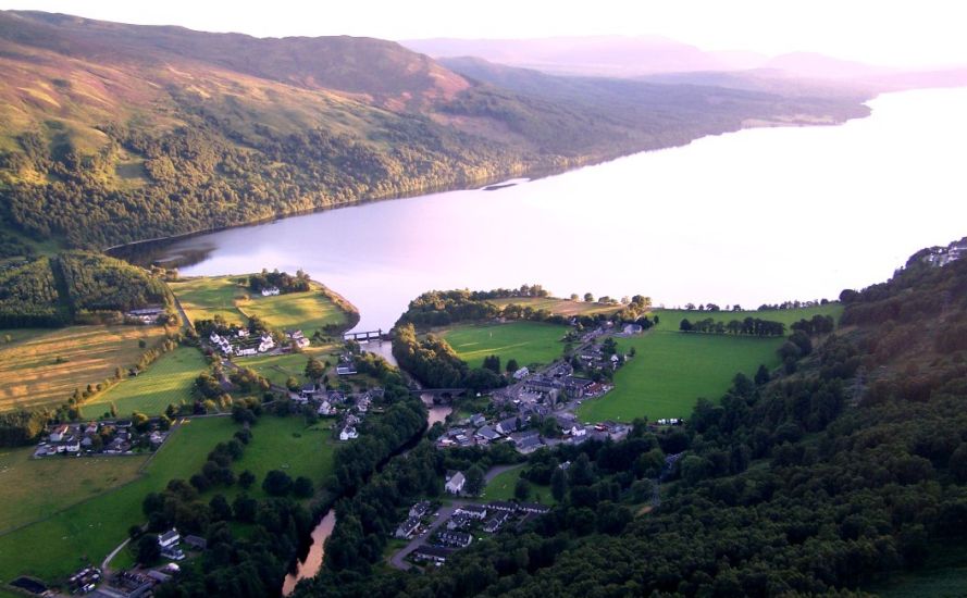 Village of Kinloch Rannoch and Loch Rannoch