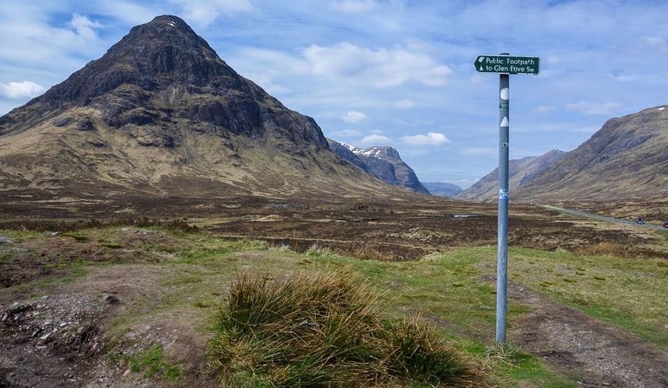 Buachaille Etive Beag ( The Little Shepherd ) in Glencoe from the WestHighland Way