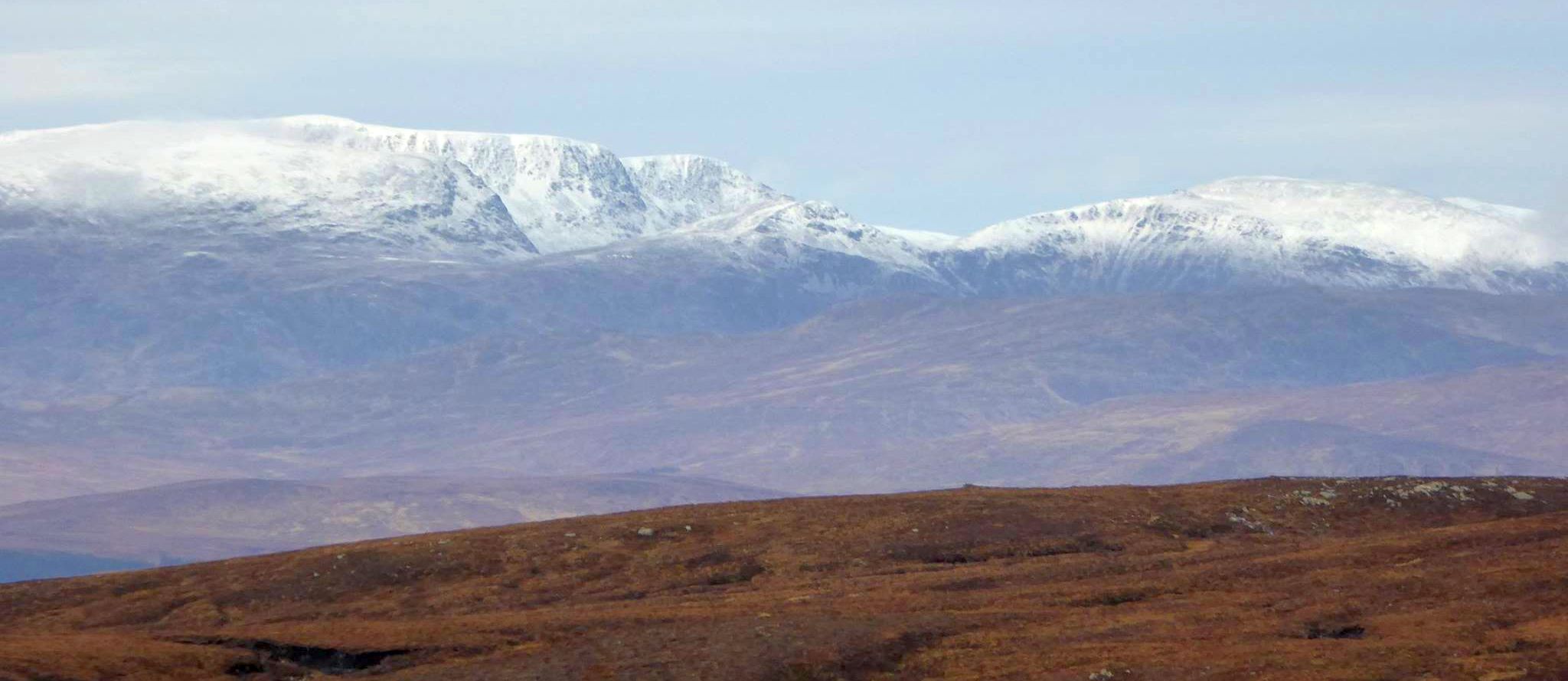 Ben Alder from Beinn Dearg