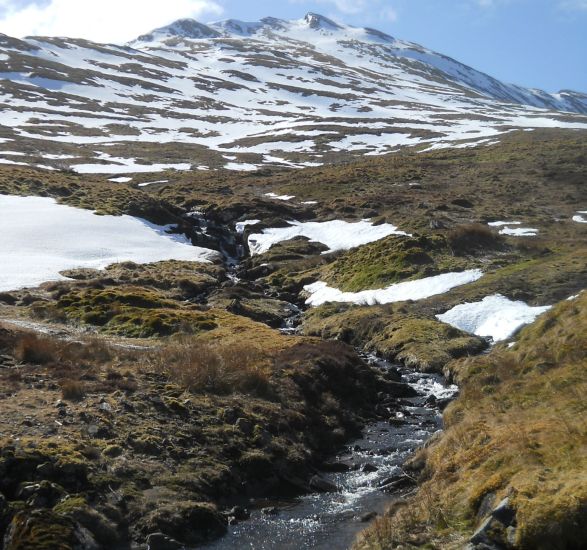 Meall nan Tarmachan from Coire Riadhailt