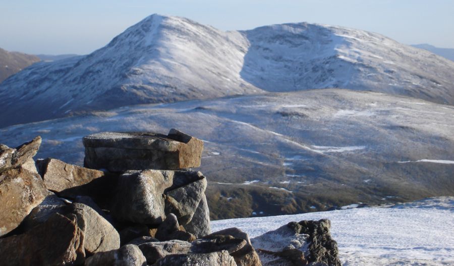 Ben Challum from summit cairn on Beinn Odhar