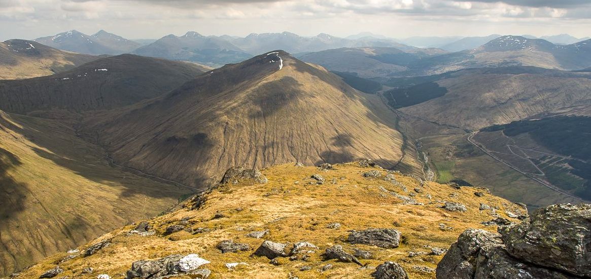 Beinn Odhar from summit of Beinn Dorain