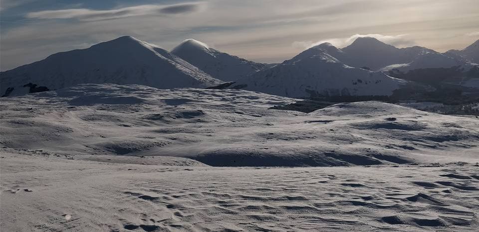 Ben More and Stob Binnien and Stob Garbh and Cruach Ardrain from Ben Challum