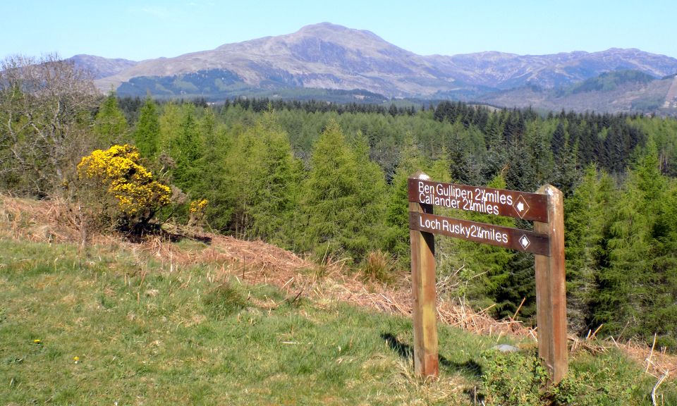 Ben Ledi on route to Ben Gullipen