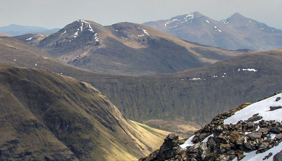 Ben Challum and Ben More and Stob Binnein from Ben Dorain