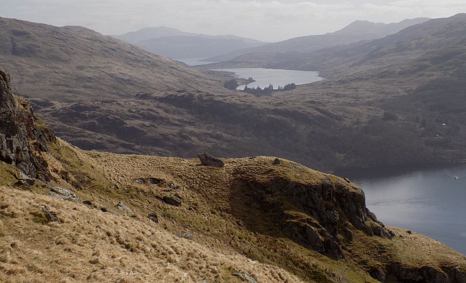 Ben Ledi, Loch Arklet, Loch Katrine and Loch Lomond from Ben Vorlich