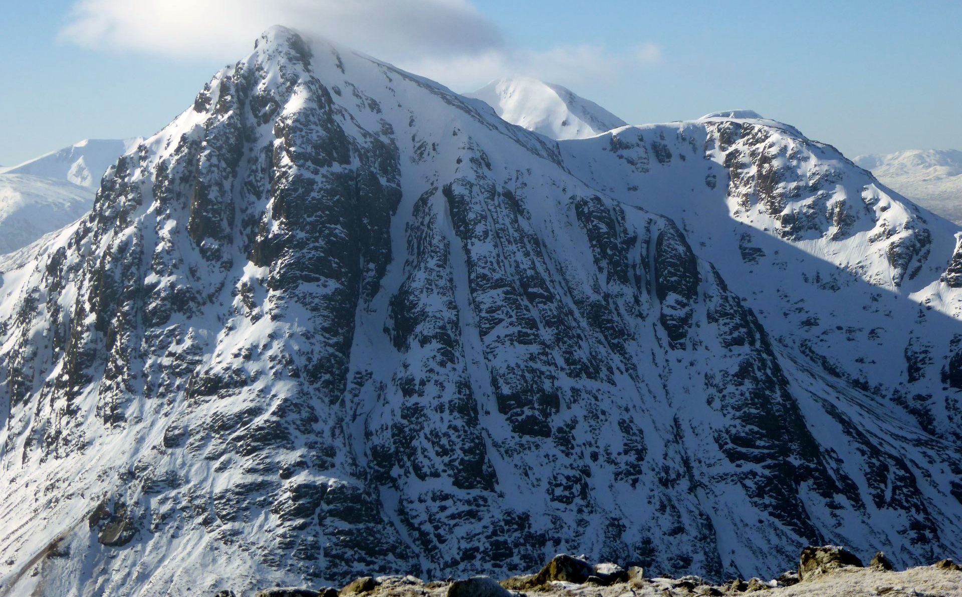 Buchaille Etive Mor in Glencoe in the Highlands of Scotland