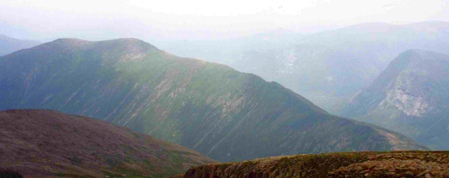 Carn a' Mhaim from Ben Macdui in the Cairngorm Mountains of Scotland