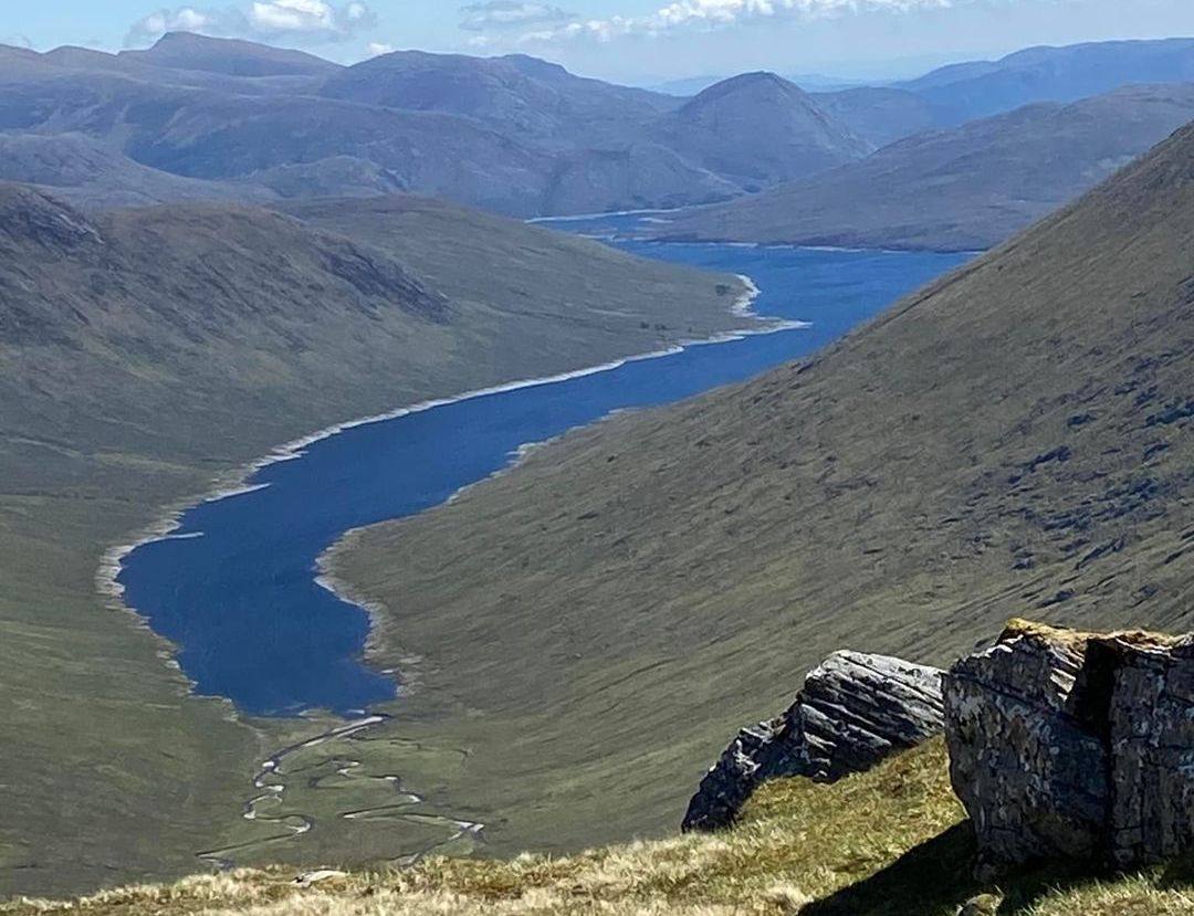 Loch Monar from Bidean A'Choire Sheasgaich